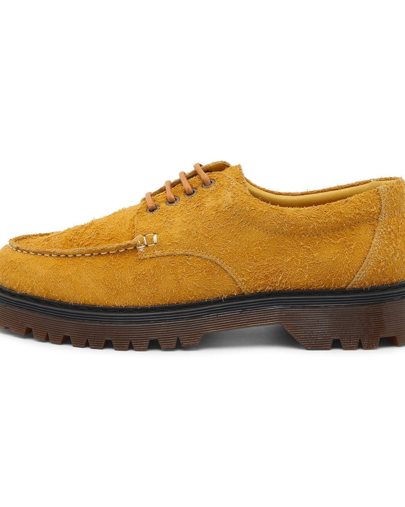 GARMENT PROJECT MAN Pete Moc Toe - Honey Hairy Suede Shoes 340 Honey