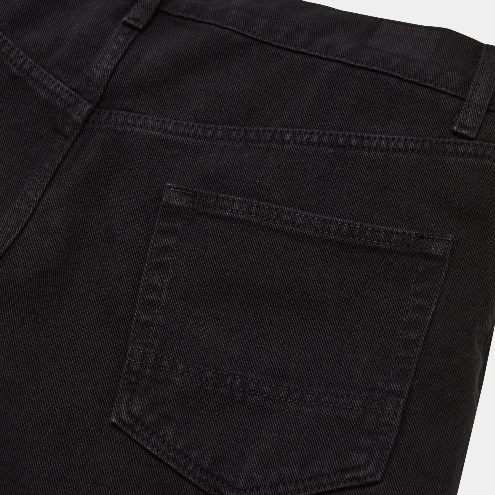 GARMENT PROJECT MAN Regular Five Pocket Jeans - Black Overdyed Jeans 999 Black