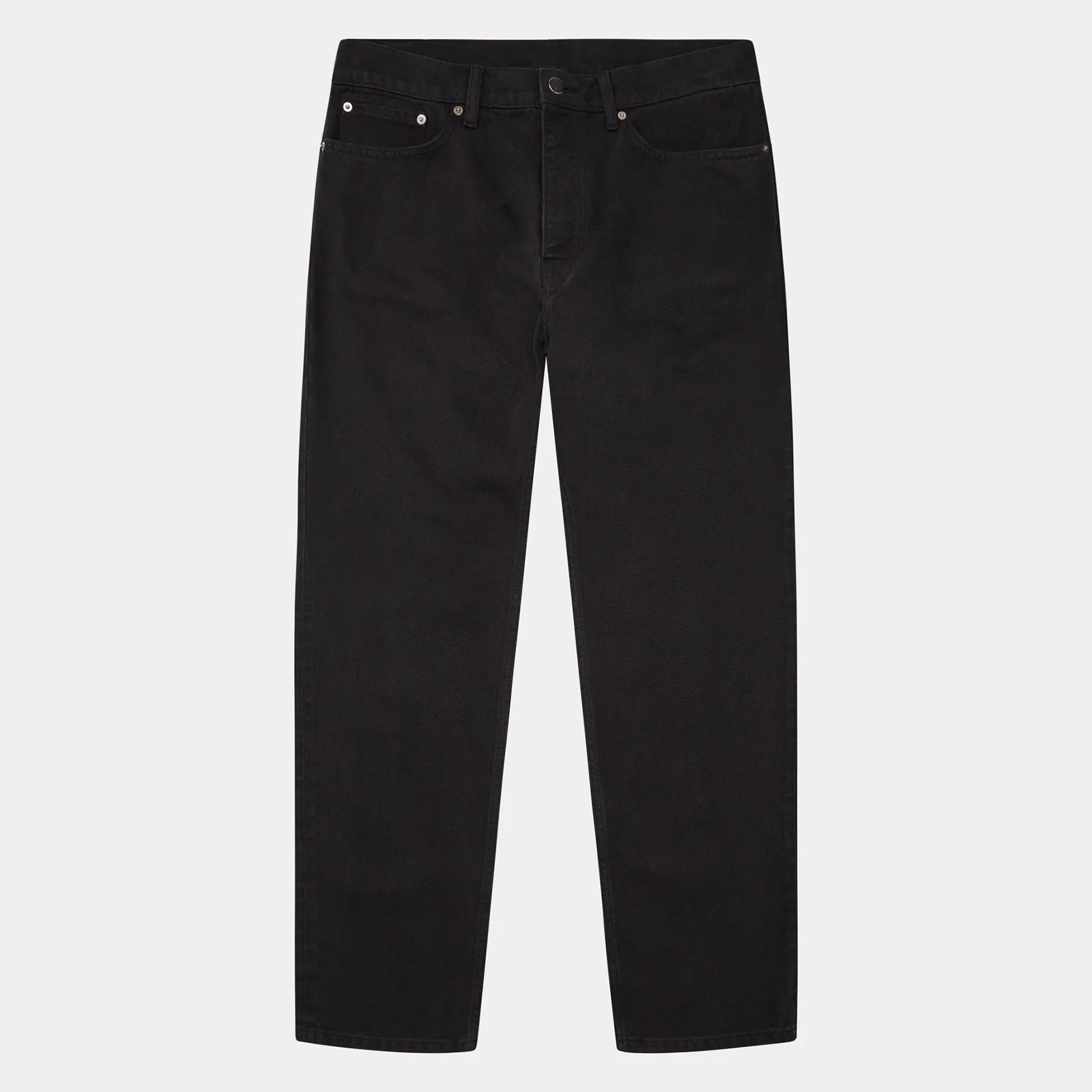 GARMENT PROJECT MAN Regular Five Pocket Jeans - Black Overdyed Jeans 999 Black