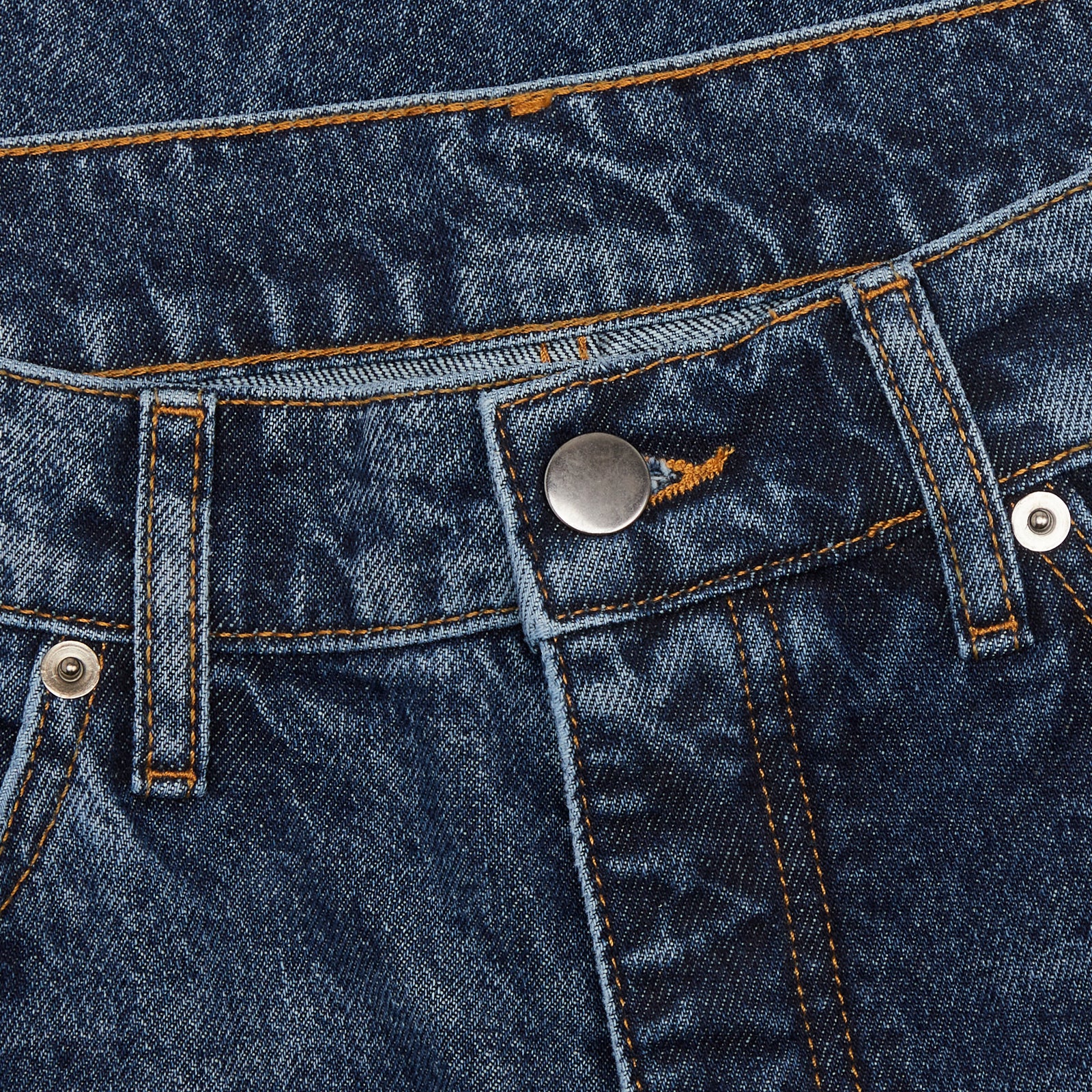 GARMENT PROJECT MAN Regular Five Pocket Jeans - Indigo Washed Jeans 550 Blue