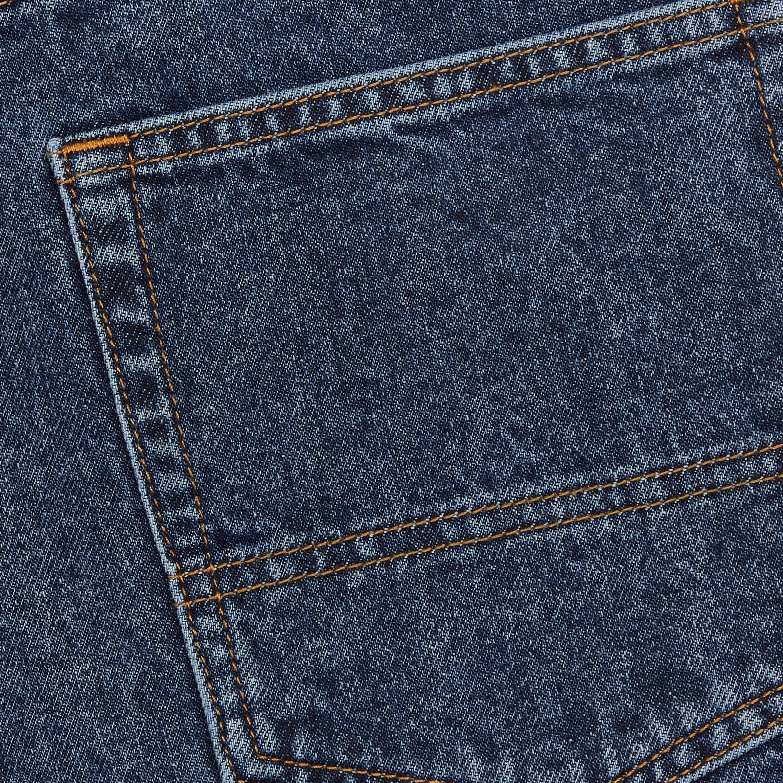 GARMENT PROJECT MAN Regular Five Pocket Jeans - Indigo Washed Jeans 550 Blue