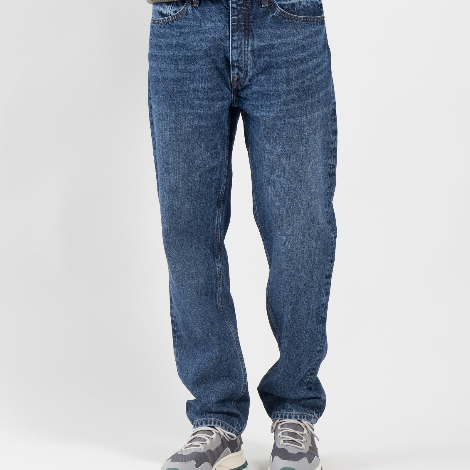 GARMENT PROJECT MAN Regular Five Pocket Jeans - Indigo Washed Jeans