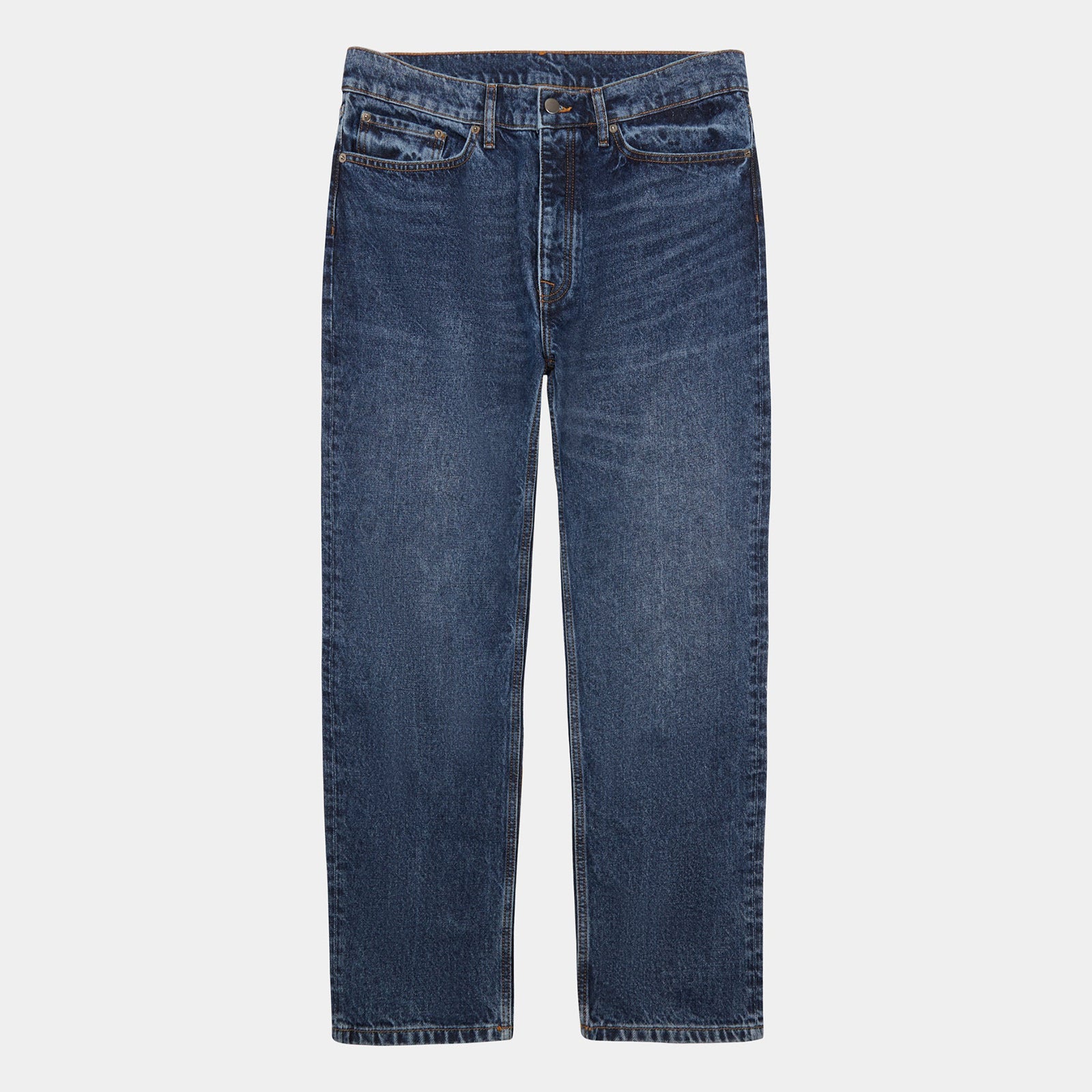 GARMENT PROJECT MAN Regular Five Pocket Jeans - Indigo Washed Jeans 550 Blue