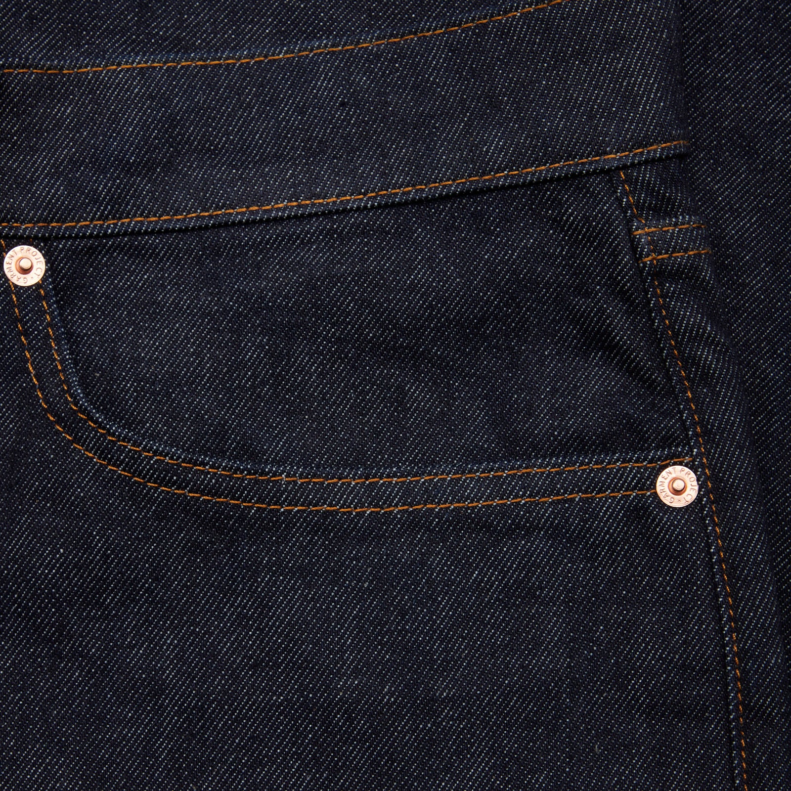 GARMENT PROJECT MAN Regular Five Pocket Jeans - Indigo Rinsed Jeans 22713 Dark Blue