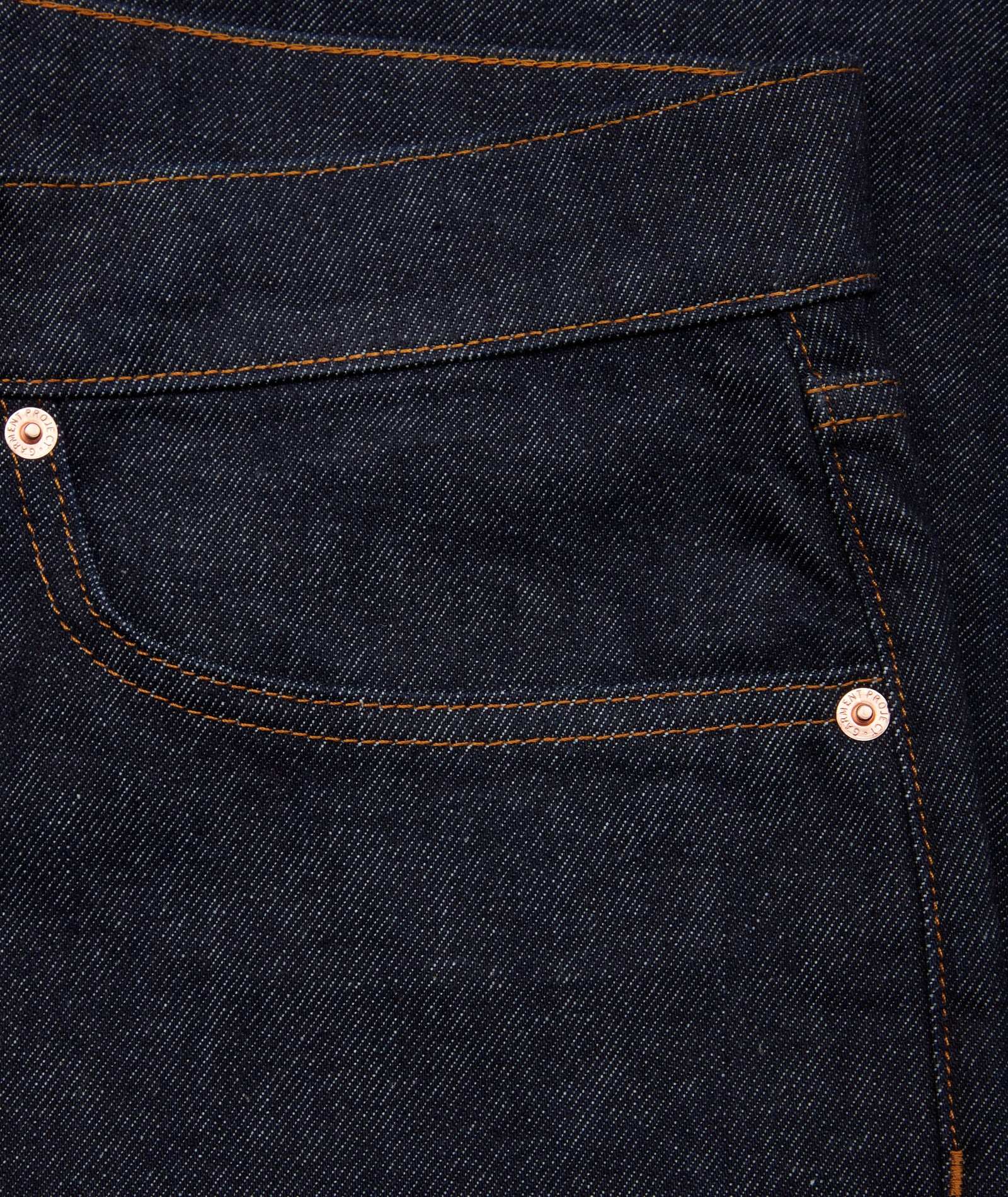 GARMENT PROJECT MAN Regular Five Pocket Jeans - Indigo Rinsed Jeans 22713 Dark Blue