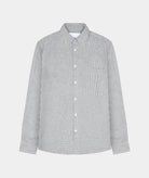 GARMENT PROJECT MAN Relaxed LS Shirt - Flannel Small Grey Check Shirt 402 Small Grey Check