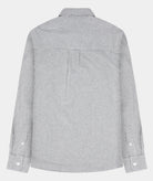 GARMENT PROJECT MAN Relaxed LS Shirt - Flannel Small Grey Check Shirt 402 Small Grey Check