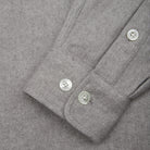 GARMENT PROJECT MAN Relaxed Long Sleeved Shirt - Light Grey Shirt 410 Light Grey