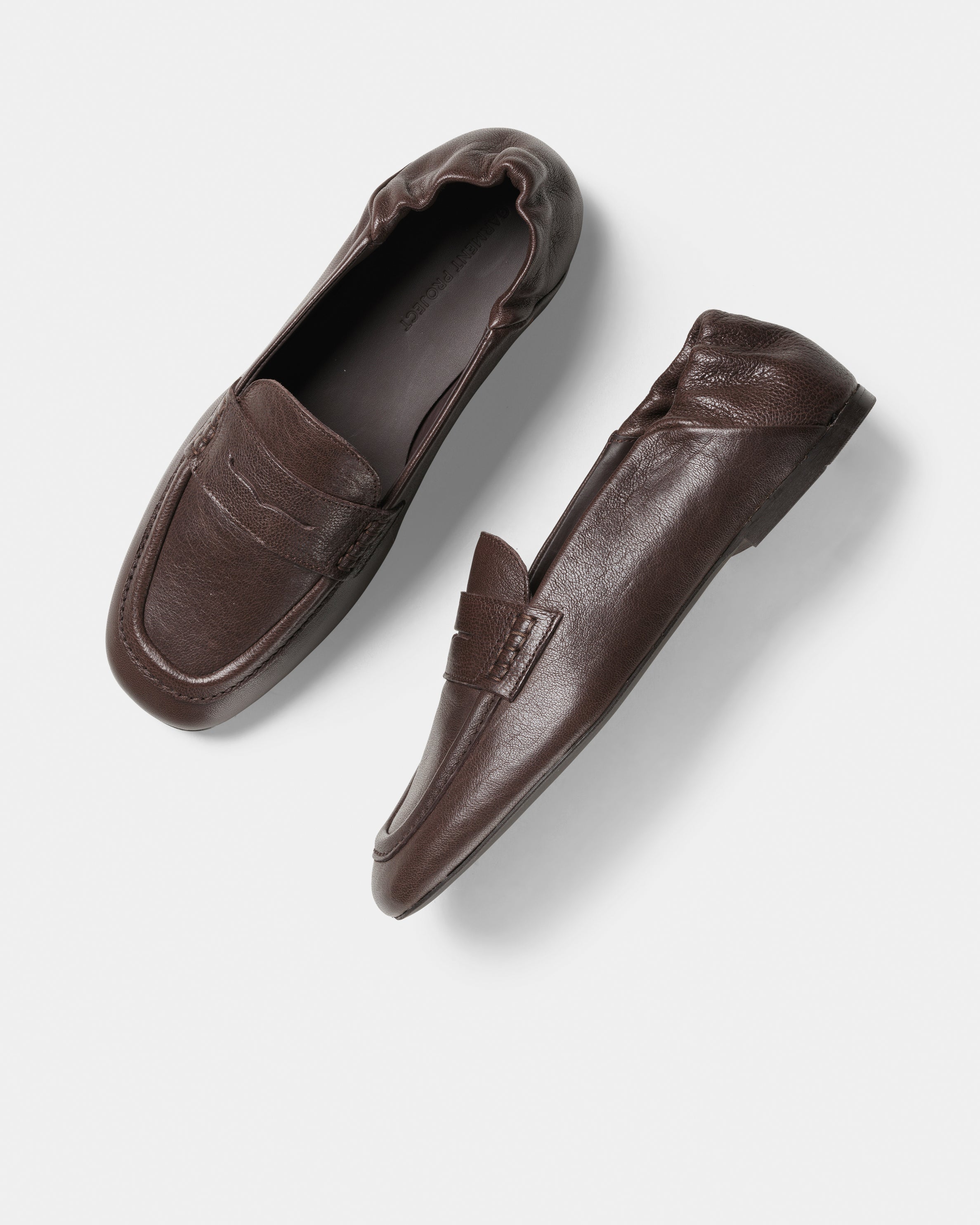 GARMENT PROJECT WMNS Robin - Brown Leather Loafer 800 Brown