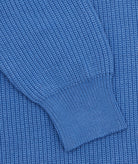 GARMENT PROJECT MAN Round Neck Knit - Blue Knit 550 Blue