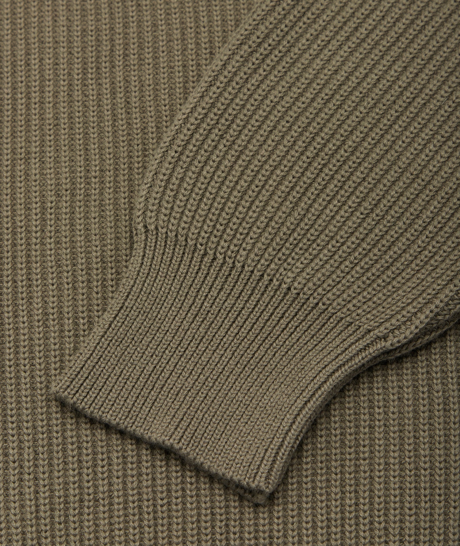 GARMENT PROJECT MAN Round Neck Knit - Dusty Green Knit 255 Dusty Green
