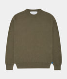 GARMENT PROJECT MAN Round Neck Knit - Dusty Green Knit 255 Dusty Green
