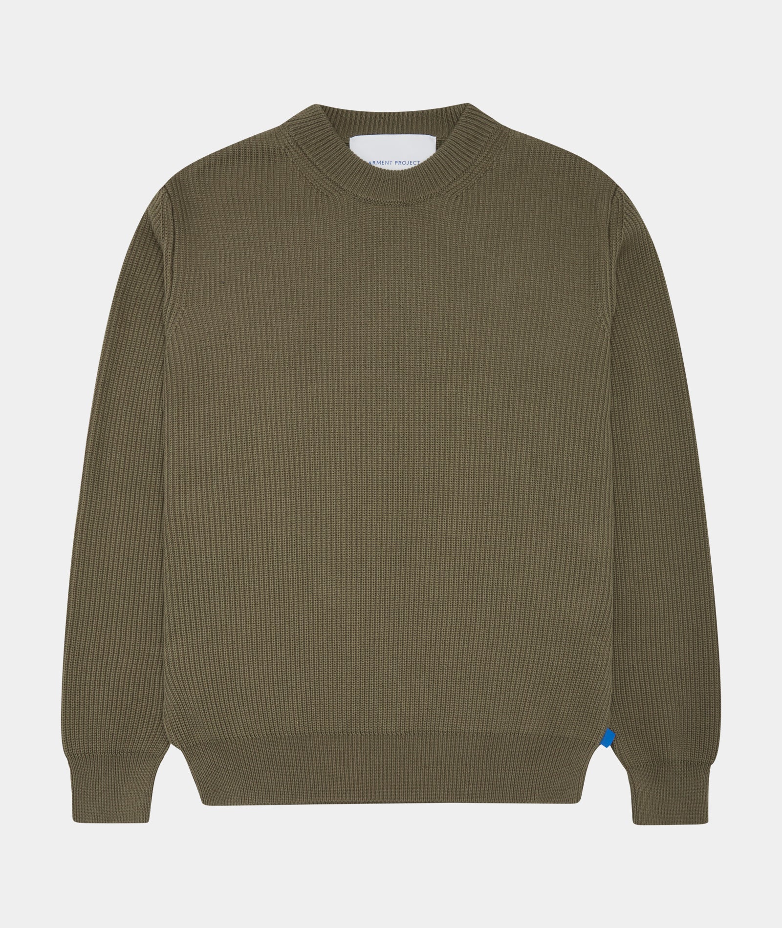 GARMENT PROJECT MAN Round Neck Knit - Dusty Green Knit 255 Dusty Green