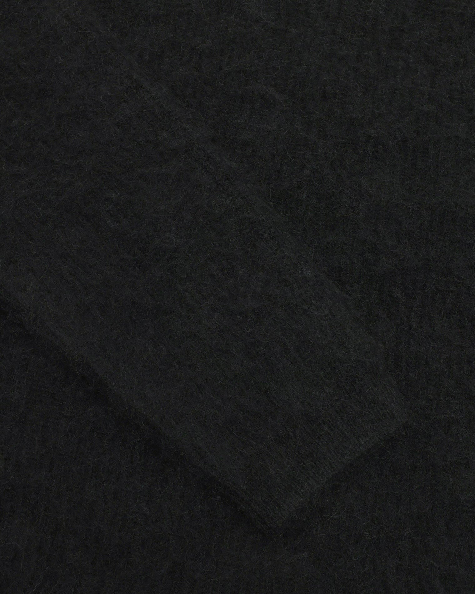 GARMENT PROJECT MAN Rowan Alpaca Knit - Black Knit 999 Black