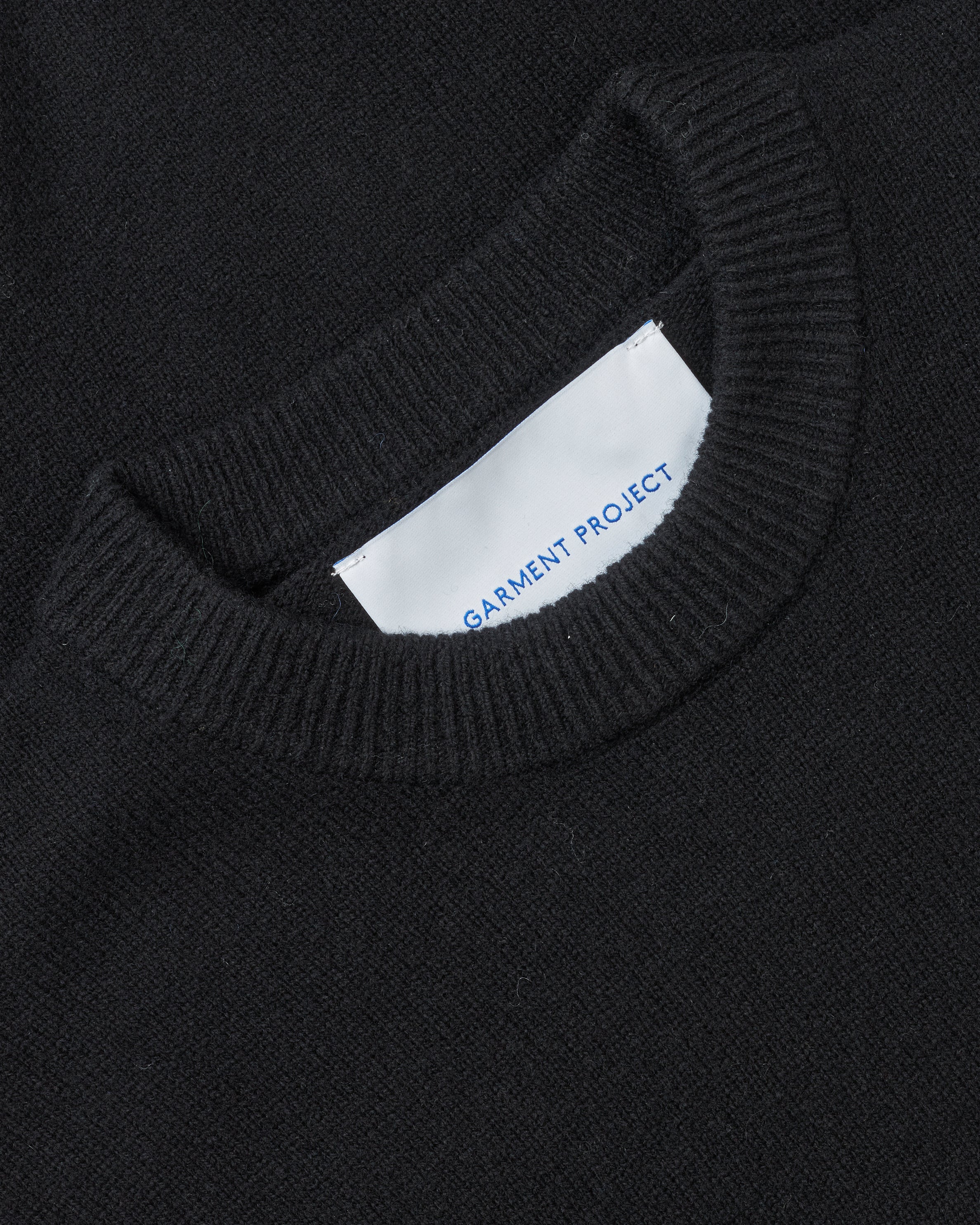 GARMENT PROJECT MAN Samuel - Black Knit 999 Black