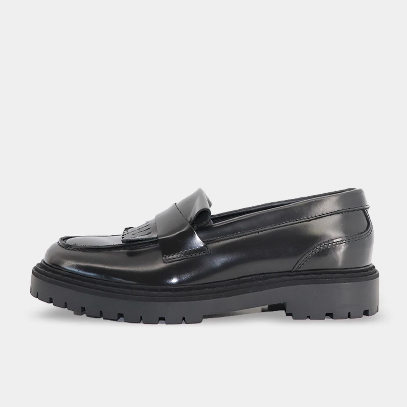 GARMENT PROJECT WMNS Skye Loafer - Black Polido Loafer 999 Black