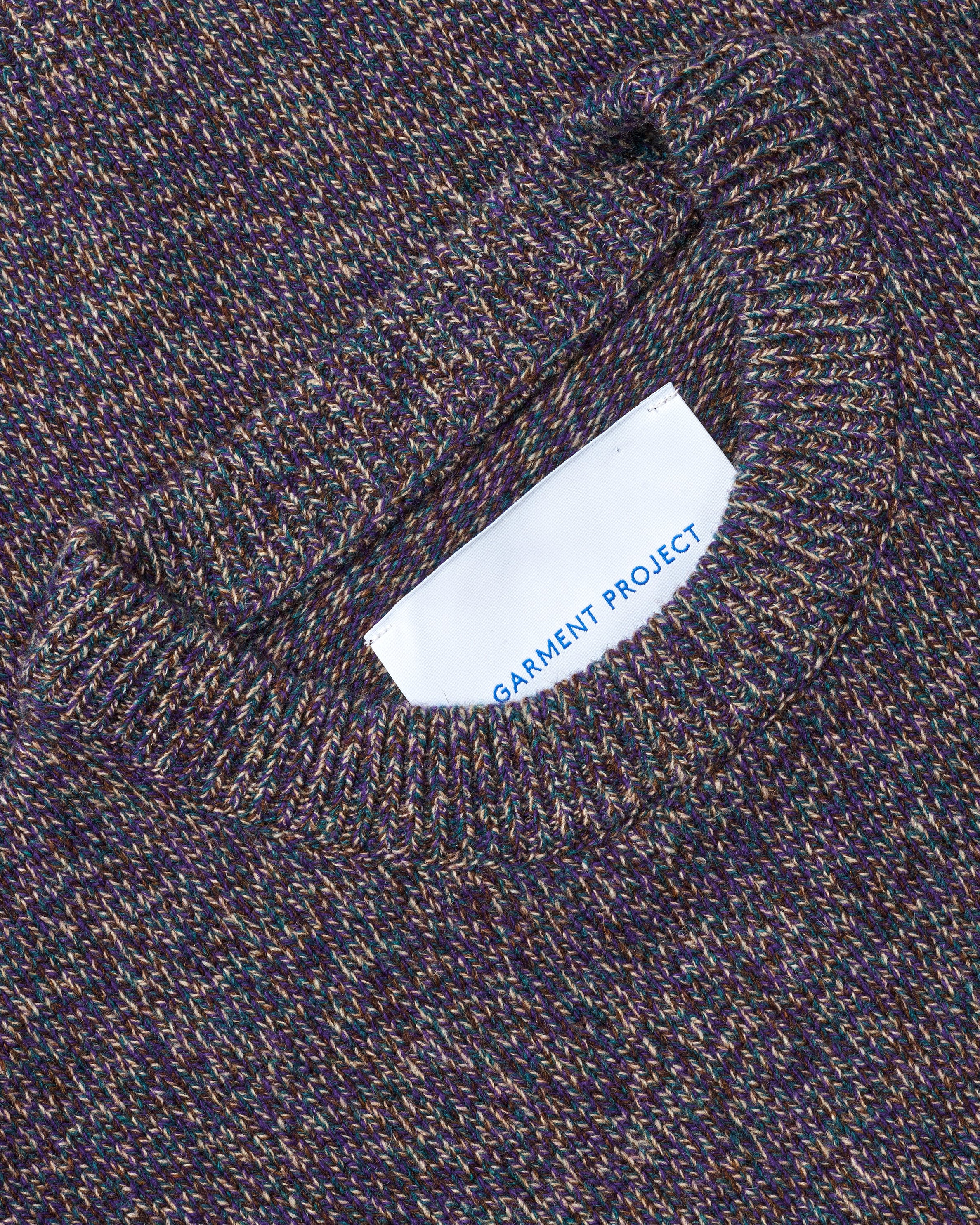 GARMENT PROJECT MAN Stanton - Purple/Dark Green Knit 770 Purple/Dark Green