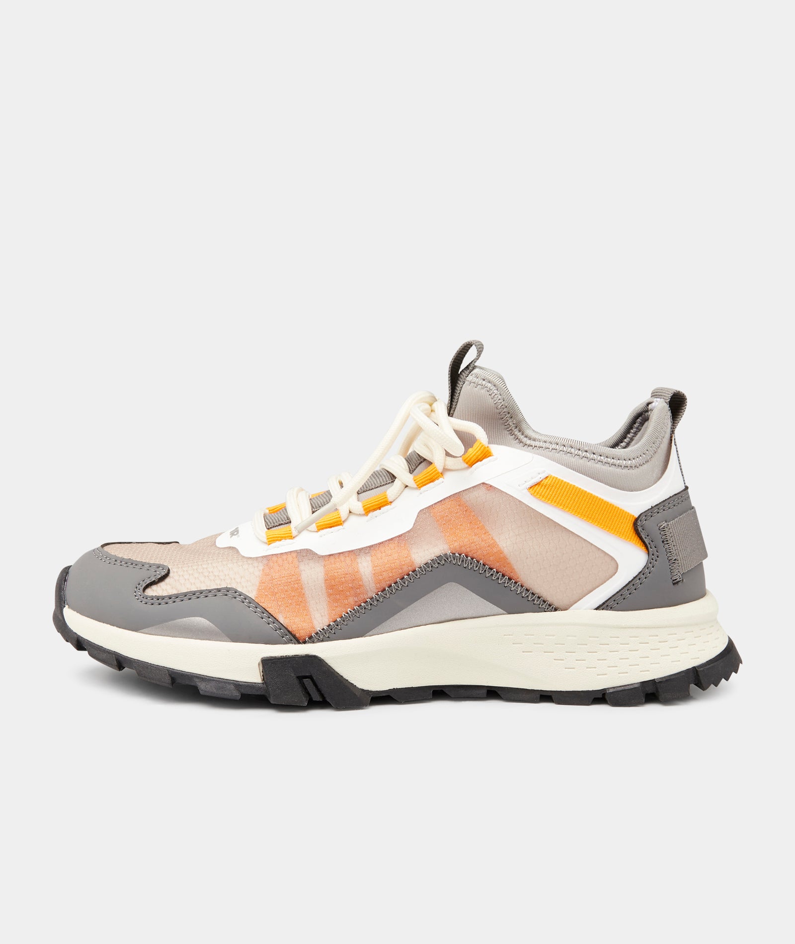 GARMENT PROJECT WMNS TR-12 Trail Runner - Light Grey/Orange Ripstop Sneakers 410 Light Grey