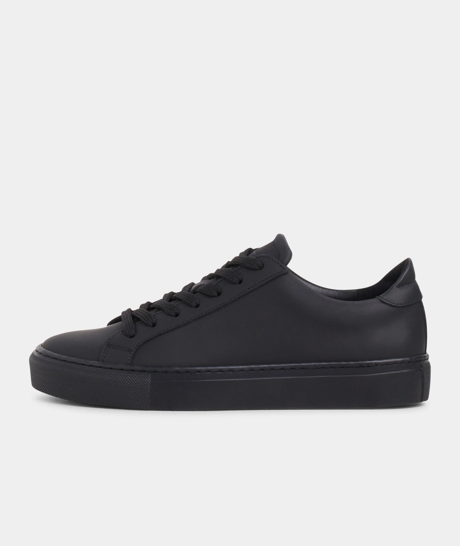 GARMENT PROJECT WMNS Type - Black Rubberised Leather Shoes 999 Black