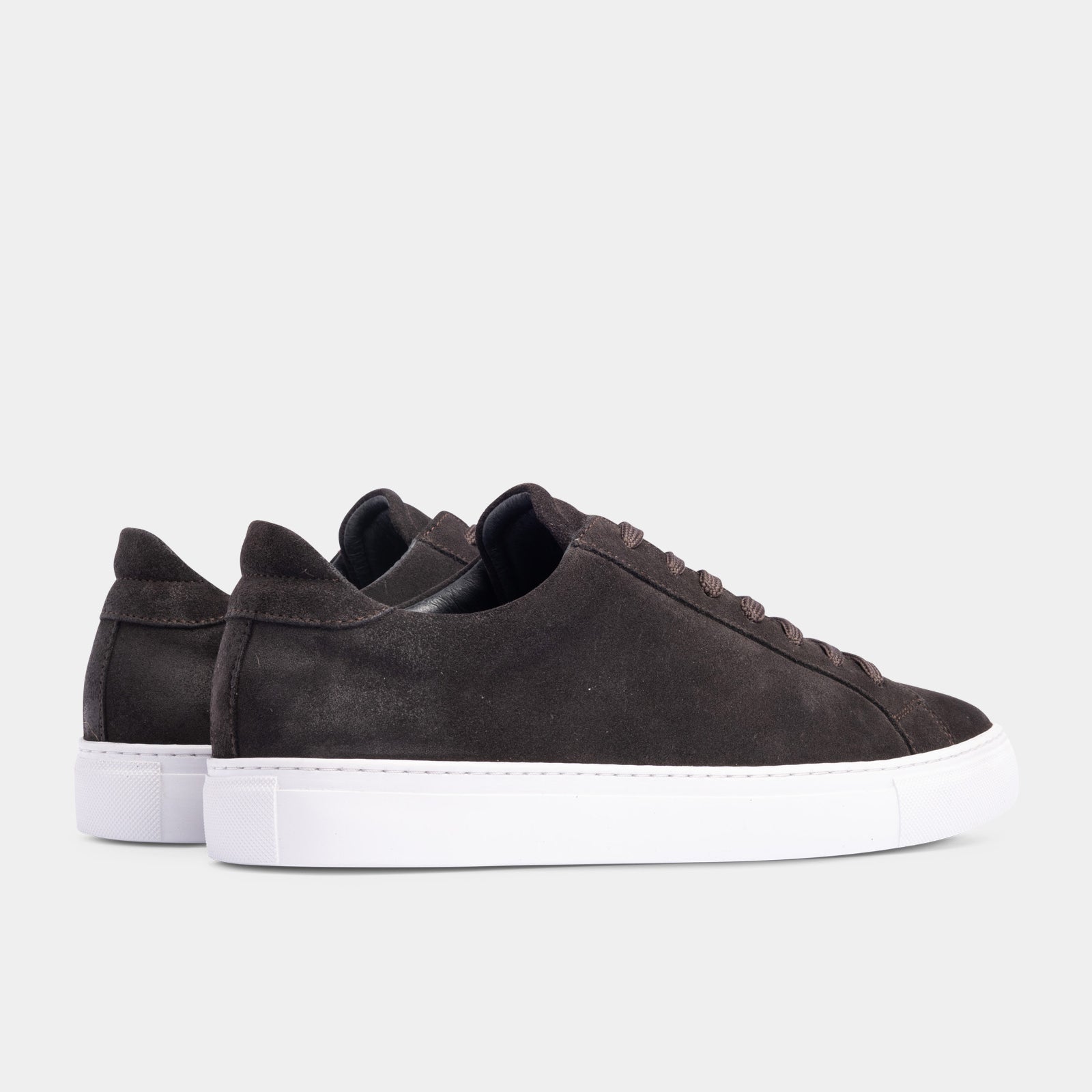 GARMENT PROJECT MAN Type - Charcoal Waxed Suede Sneakers 445 Charcoal