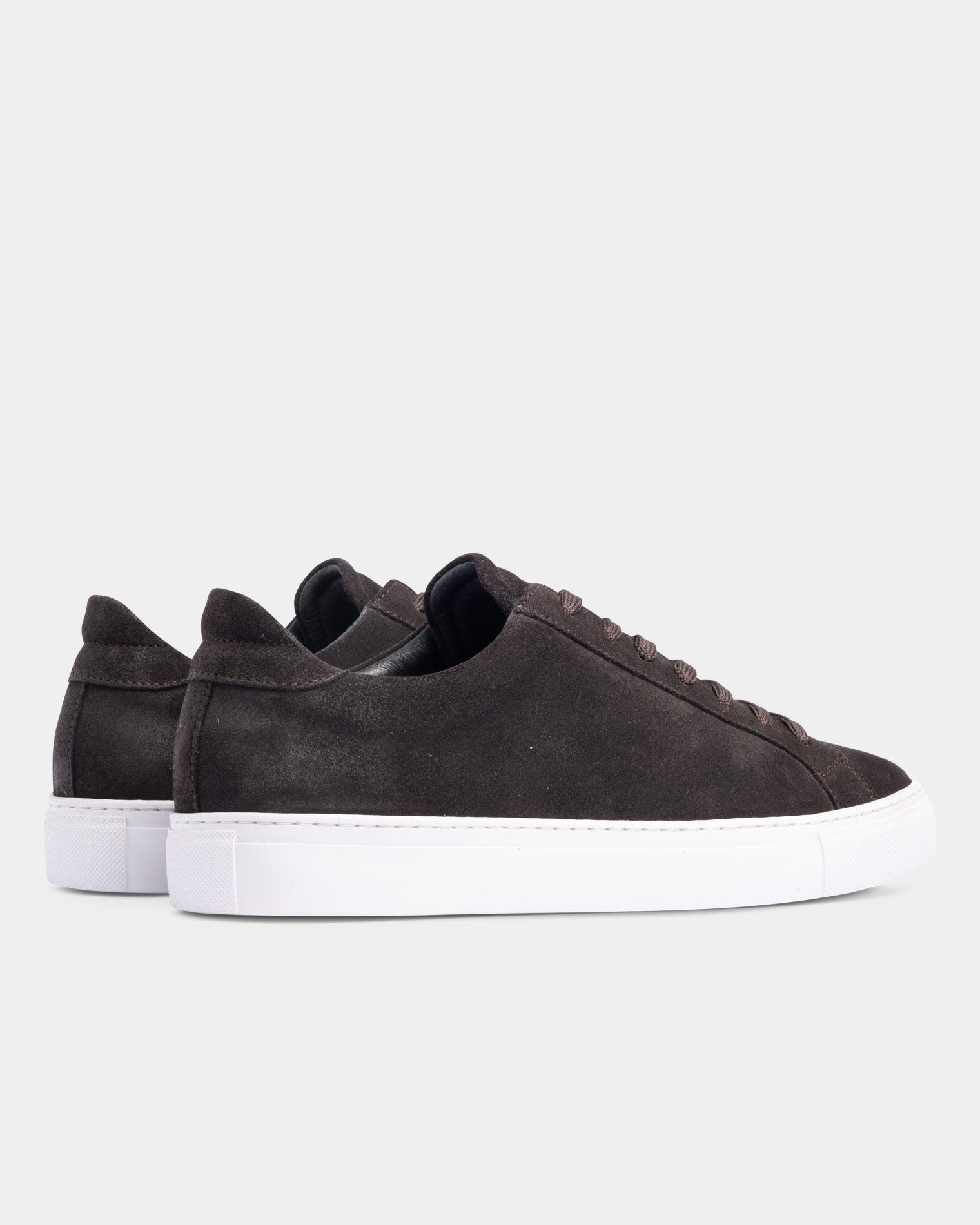 GARMENT PROJECT MAN Type - Charcoal Waxed Suede Sneakers 445 Charcoal