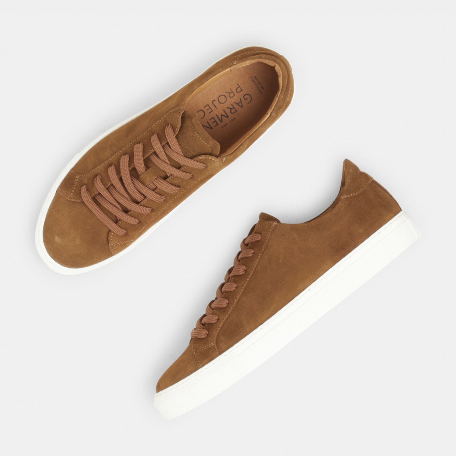 GARMENT PROJECT MAN Type - Cognac Suede Sneakers 650 Cognac