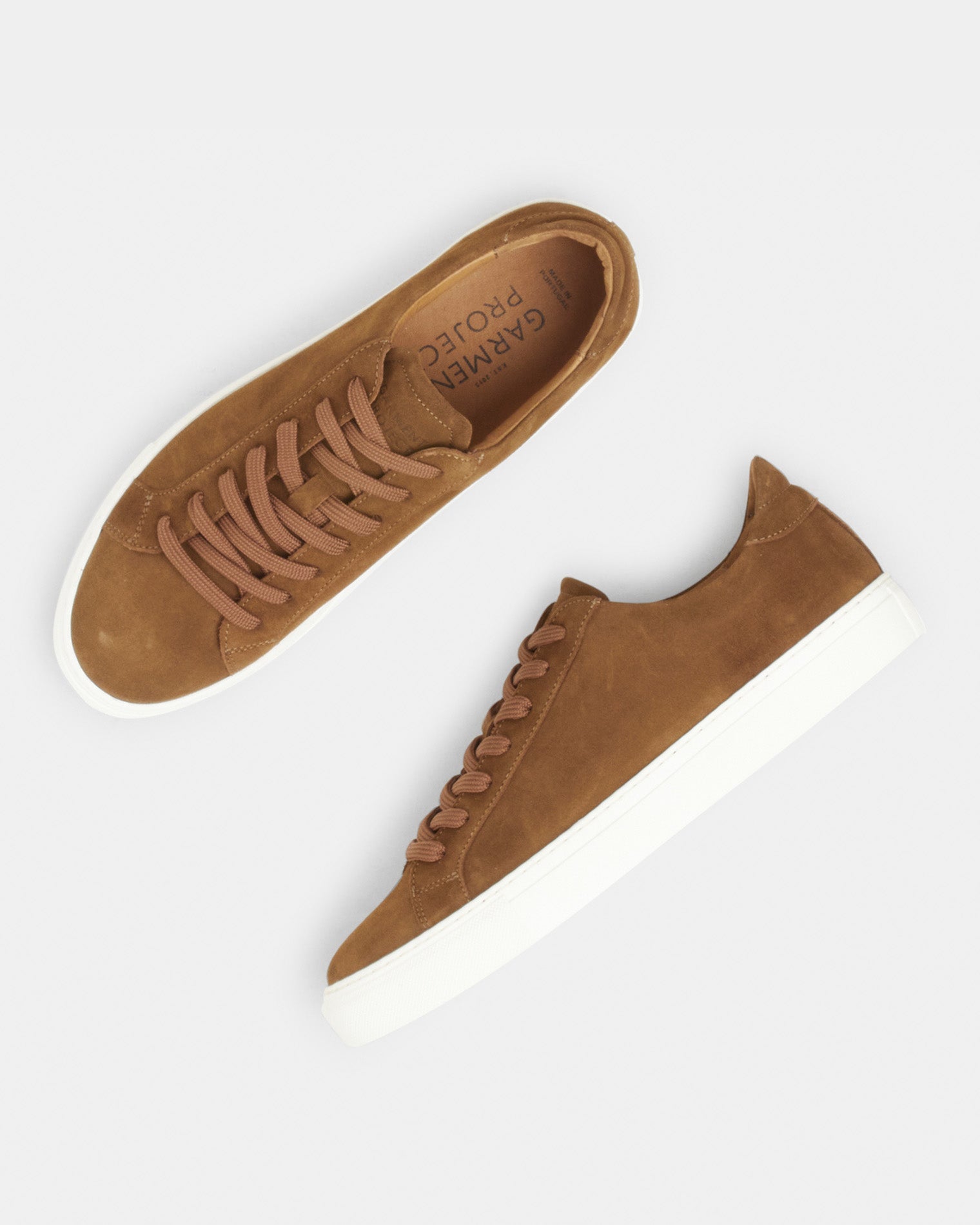 GARMENT PROJECT MAN Type - Cognac Suede Sneakers 650 Cognac