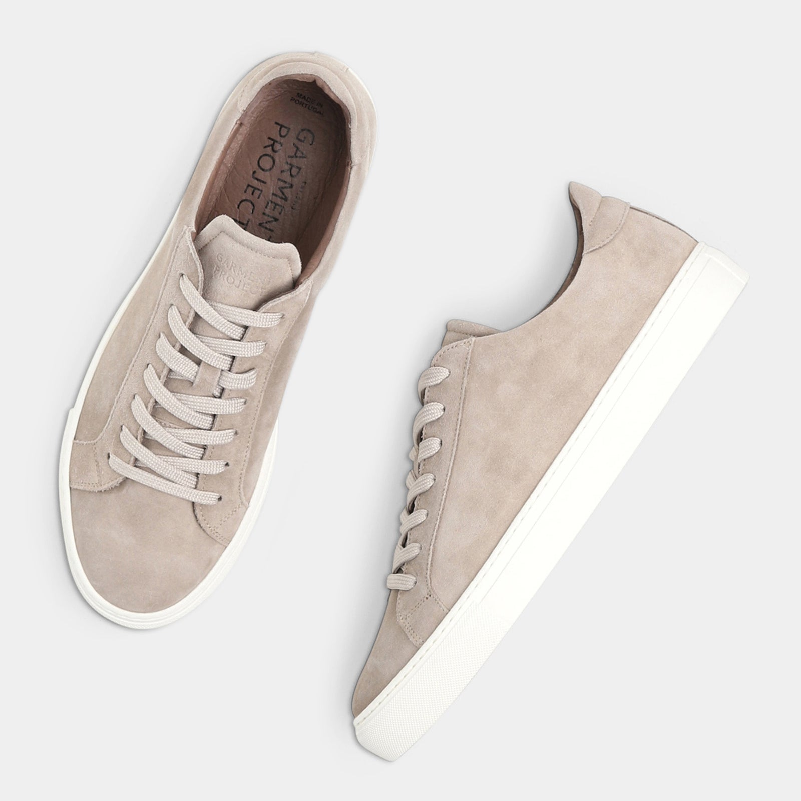 GARMENT PROJECT MAN Type - Earth / Off White Suede Sneakers 260 Earth