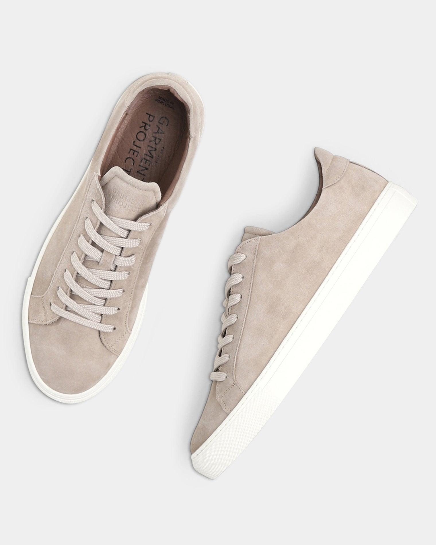 GARMENT PROJECT MAN Type - Earth / Off White Suede Sneakers 260 Earth