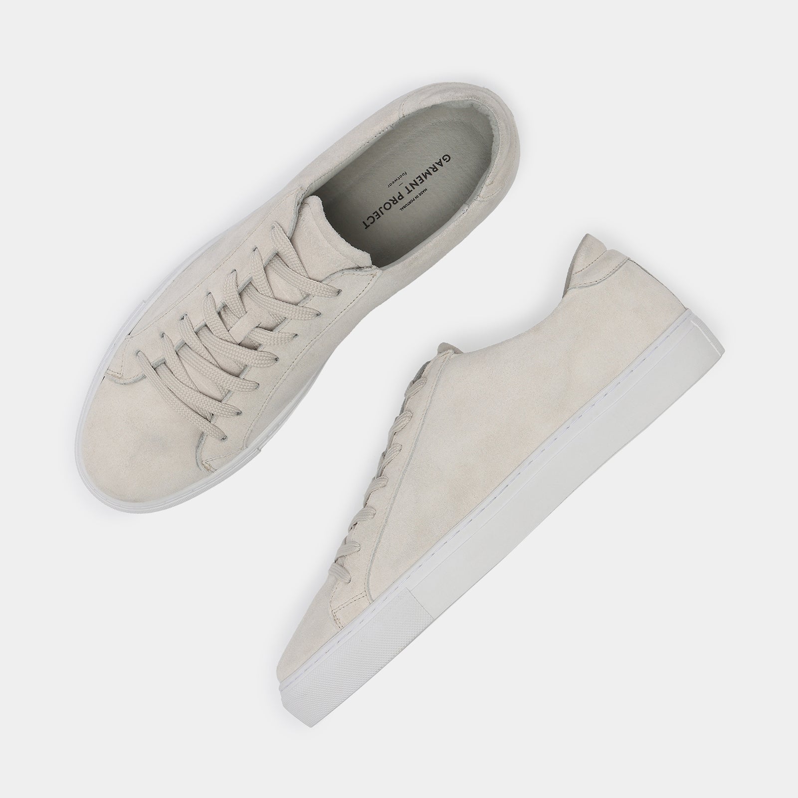 GARMENT PROJECT MAN Type - Off White Suede Sneakers