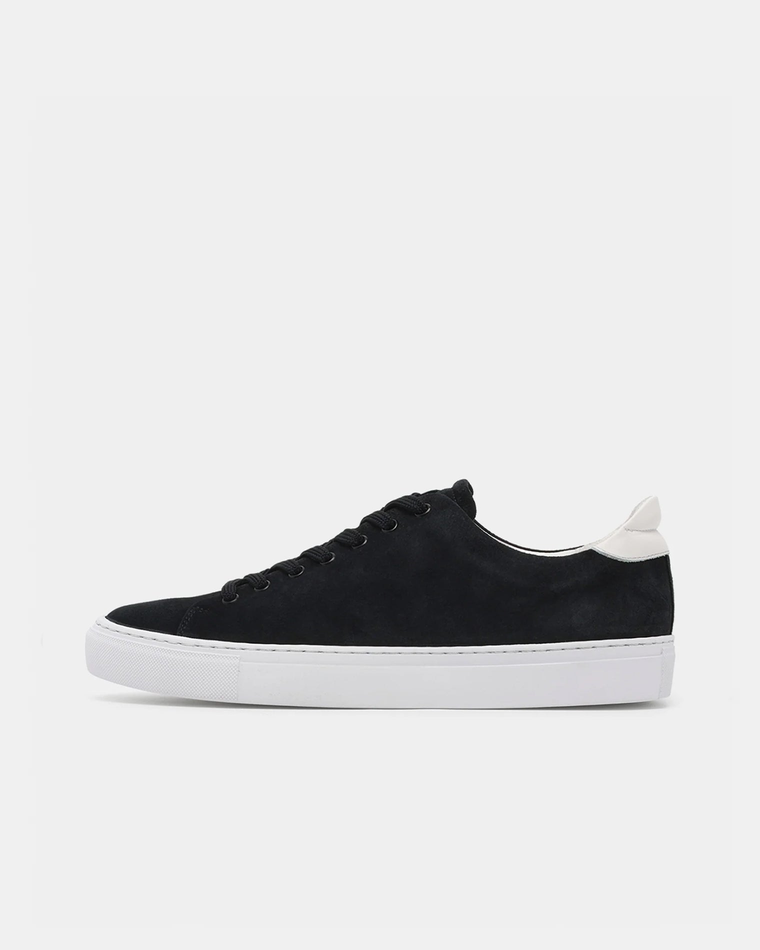 GARMENT PROJECT MAN Type ST - Black/White Suede Sneakers 999 Black