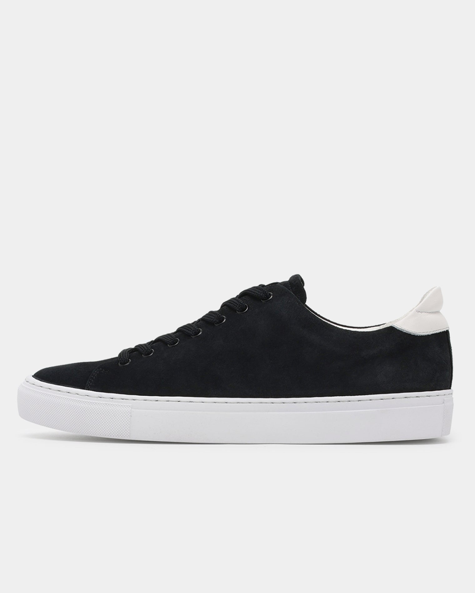 GARMENT PROJECT MAN Type ST - Black/White Suede Sneakers 999 Black