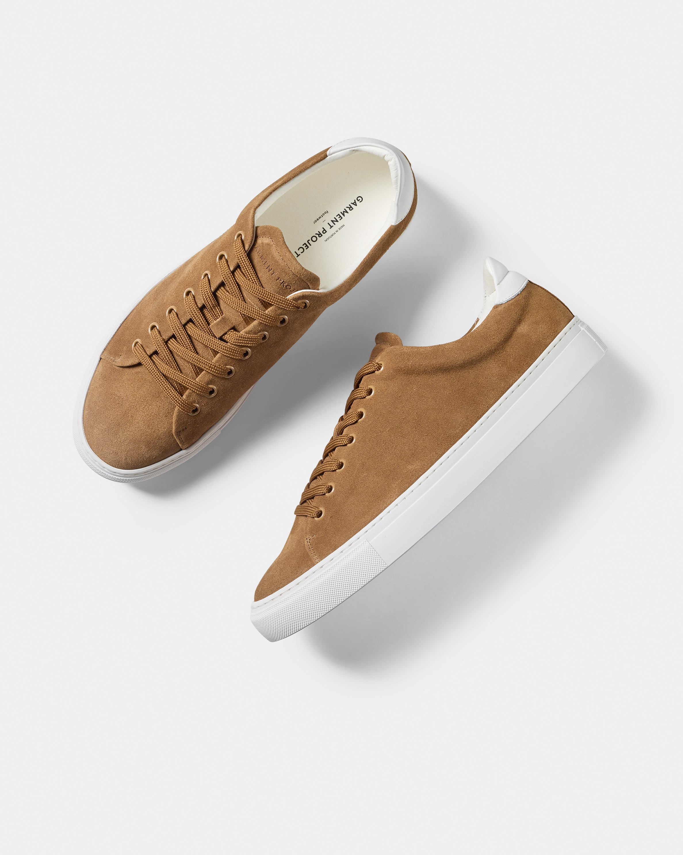 GARMENT PROJECT MAN Type ST - Cognac Suede Sneakers 650 Cognac