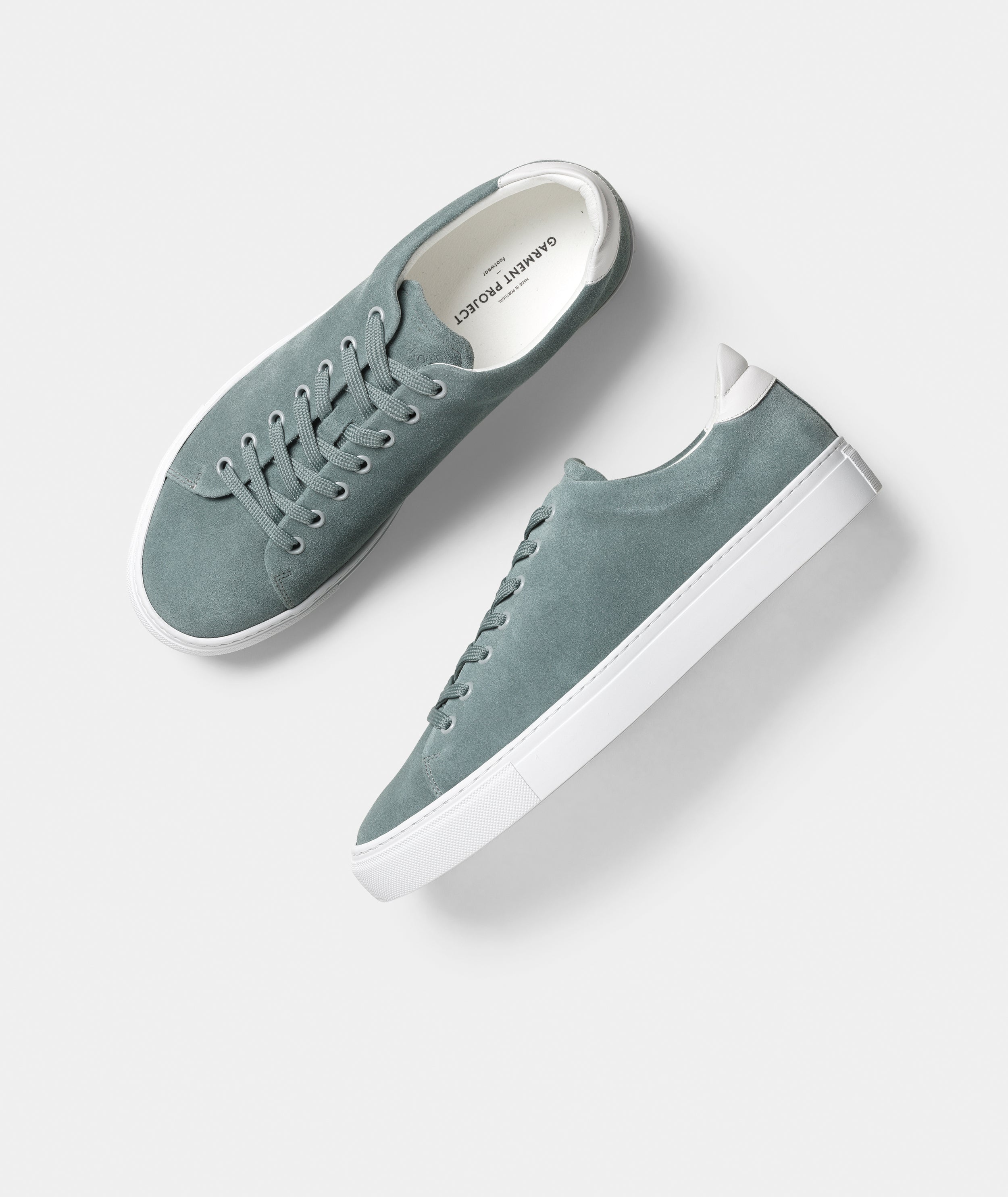 GARMENT PROJECT MAN Type ST - Dusty Green Suede Sneakers 255 Dusty Green