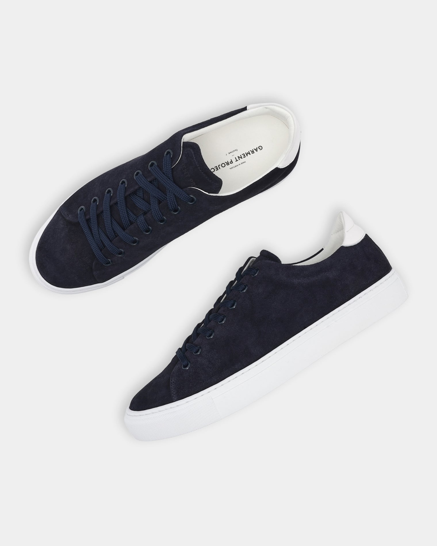 GARMENT PROJECT MAN Type ST - Navy/White Suede Sneakers 500 Navy