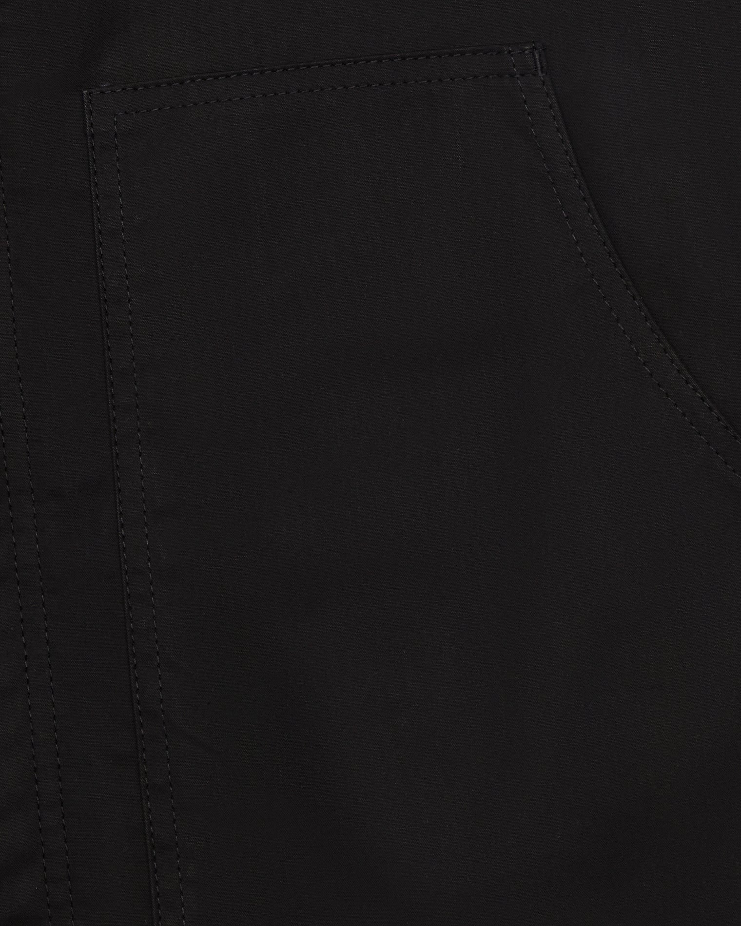 GARMENT PROJECT MAN Waxed Cotton Worker Jacket - Black Jacket 999 Black