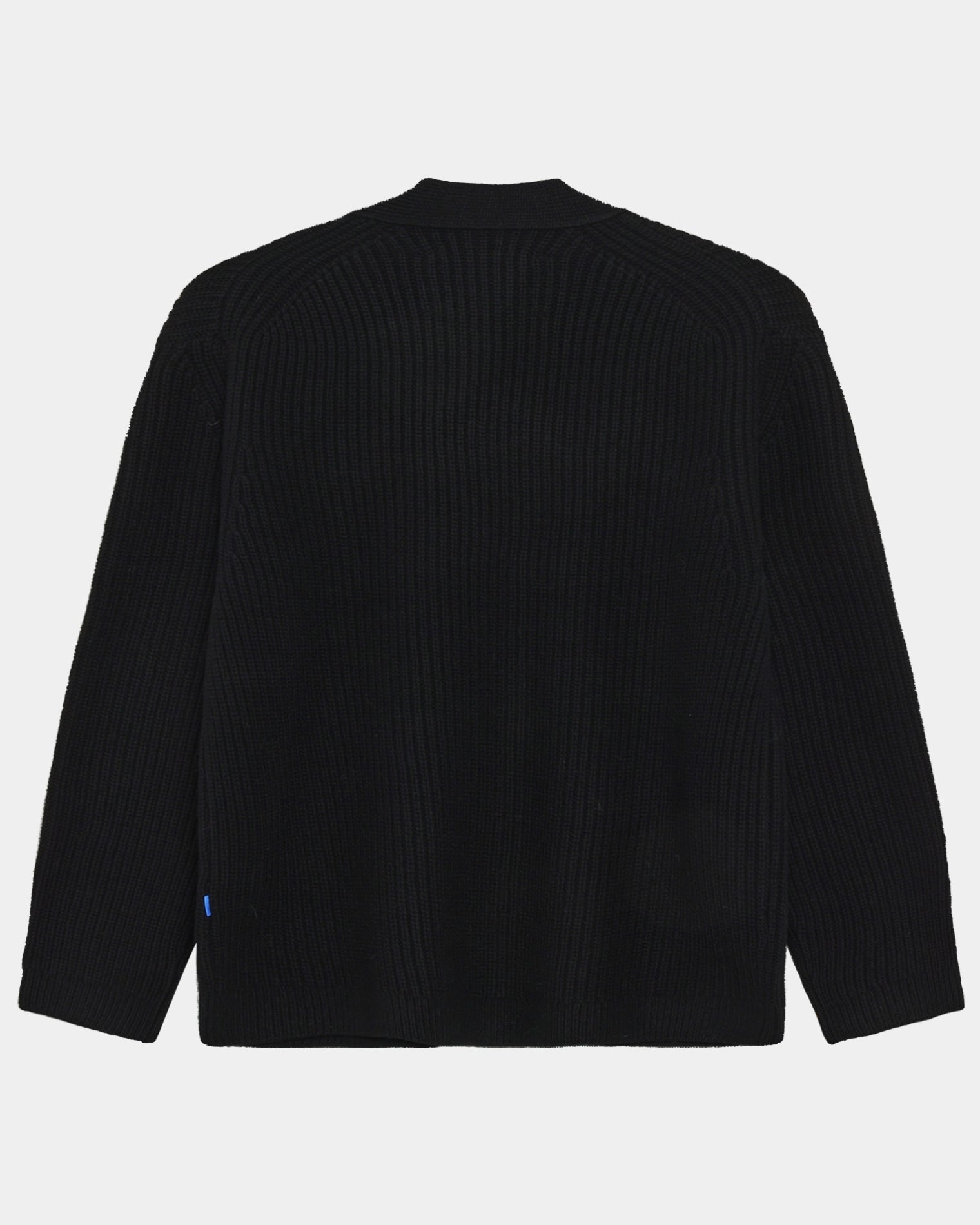 GARMENT PROJECT MAN Wool Knit Cardigan - Black Knit 999 Black