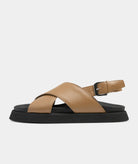 GARMENT PROJECT WMNS Yodi - Light Brown Leather Sandals 810 Light Brown