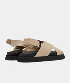 GARMENT PROJECT WMNS Yodi - Off White Leather Sandals 110 Off White