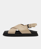 GARMENT PROJECT WMNS Yodi - Off White Leather Sandals 110 Off White