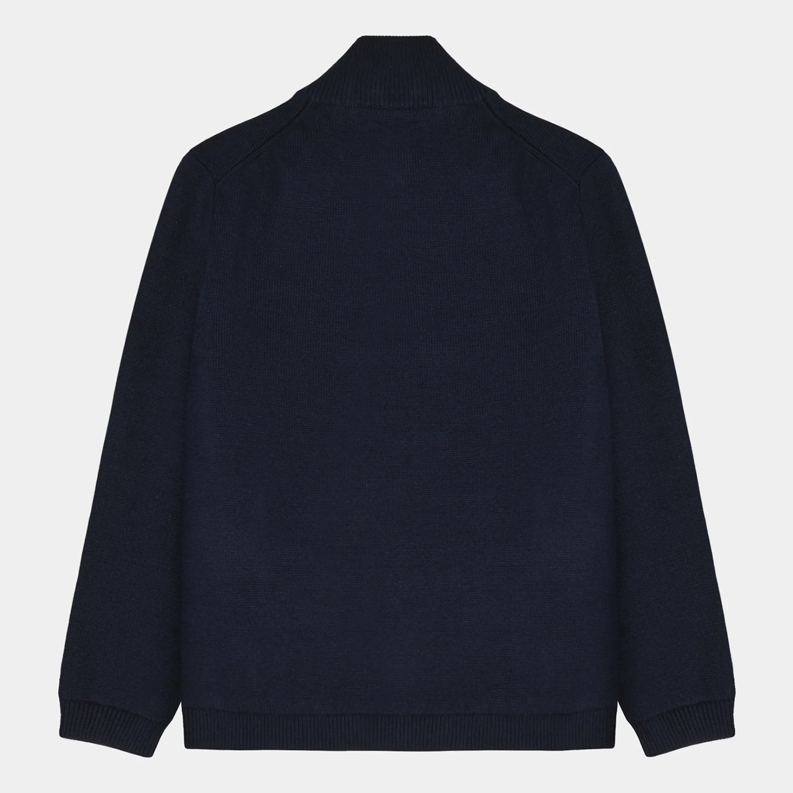 GARMENT PROJECT MAN Zipper Knit Cardigan - Navy Knit 500 Navy