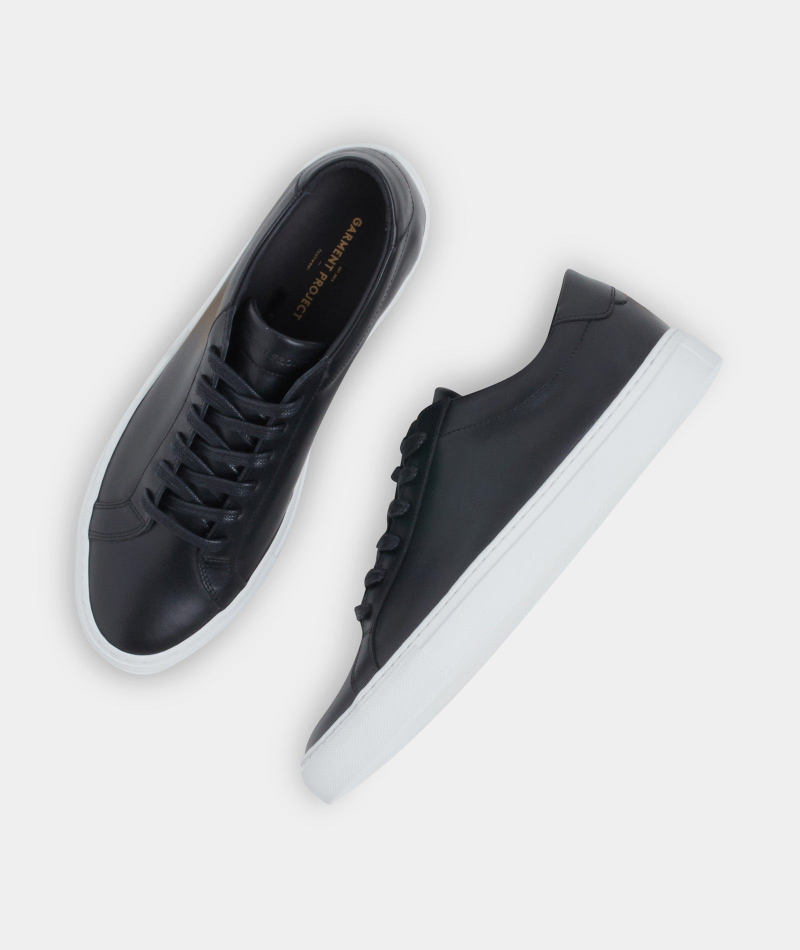 GARMENT PROJECT MAN GP0001 - Black Leather Sneakers 999 Black