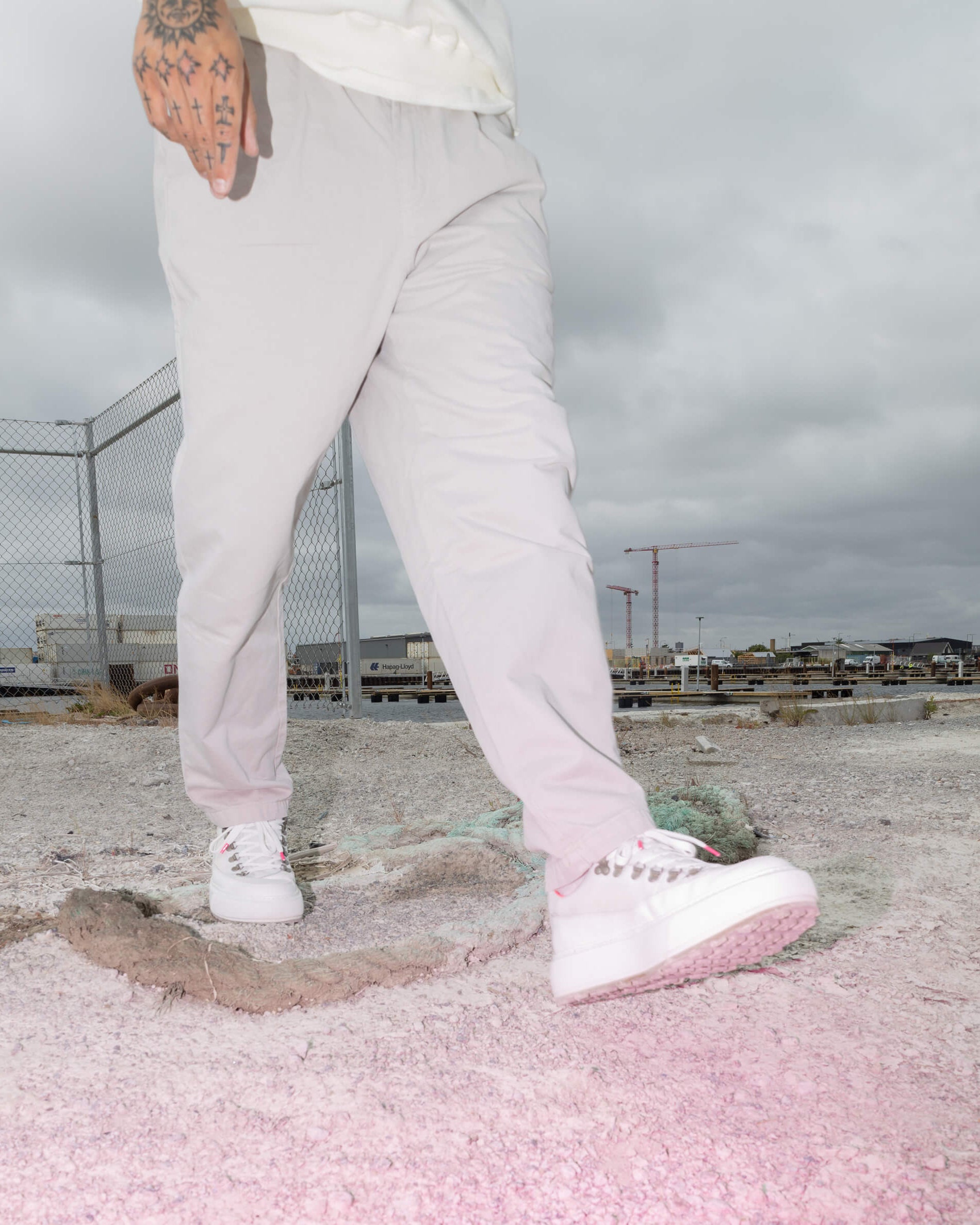 GARMENT PROJECT MAN GP Kai Sneaker x STORM - White Sneakers 100 White