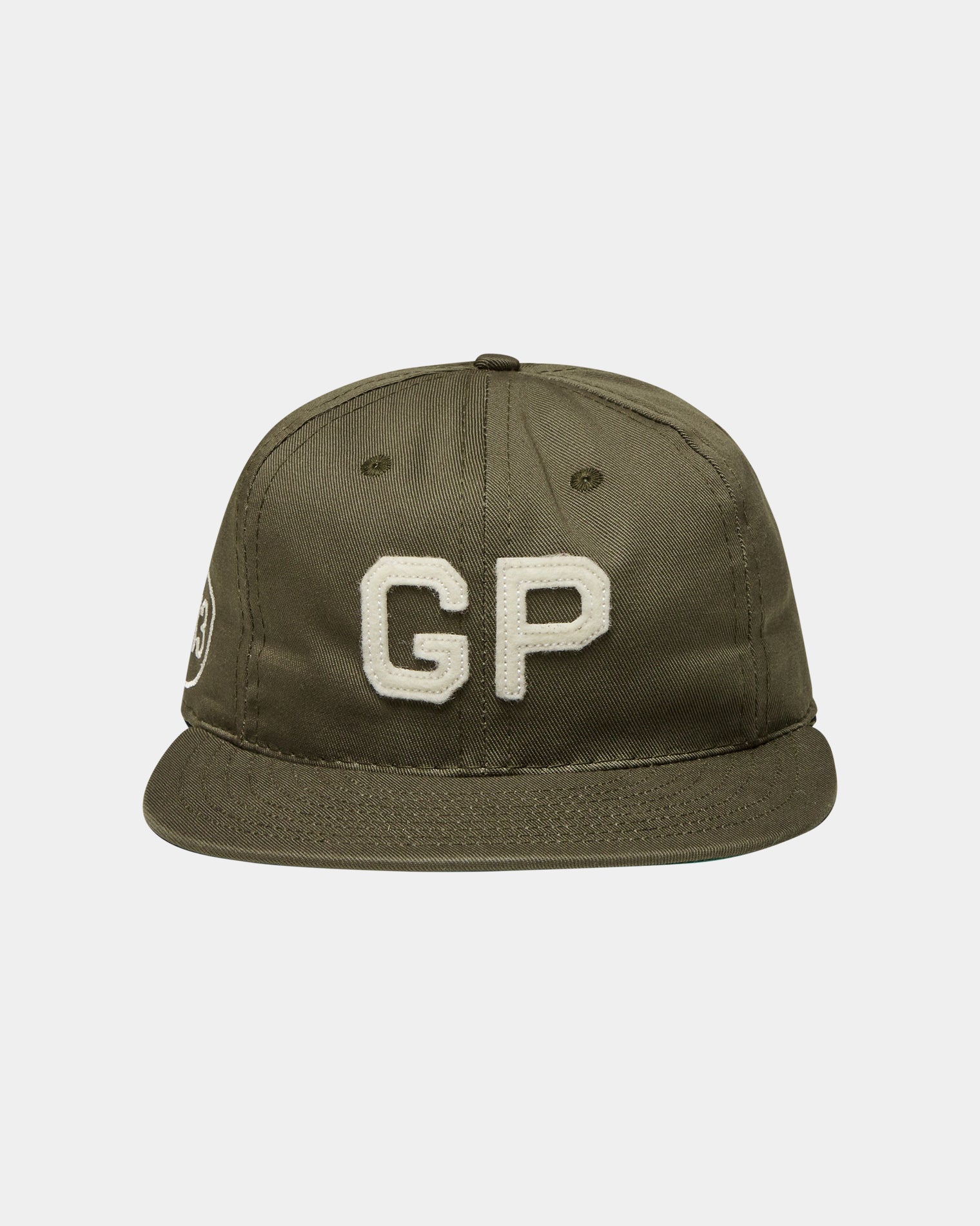 GARMENT PROJECT MAN GP x EBBETS FIELD FLANNELS - Army Canvas Cap 240 Army