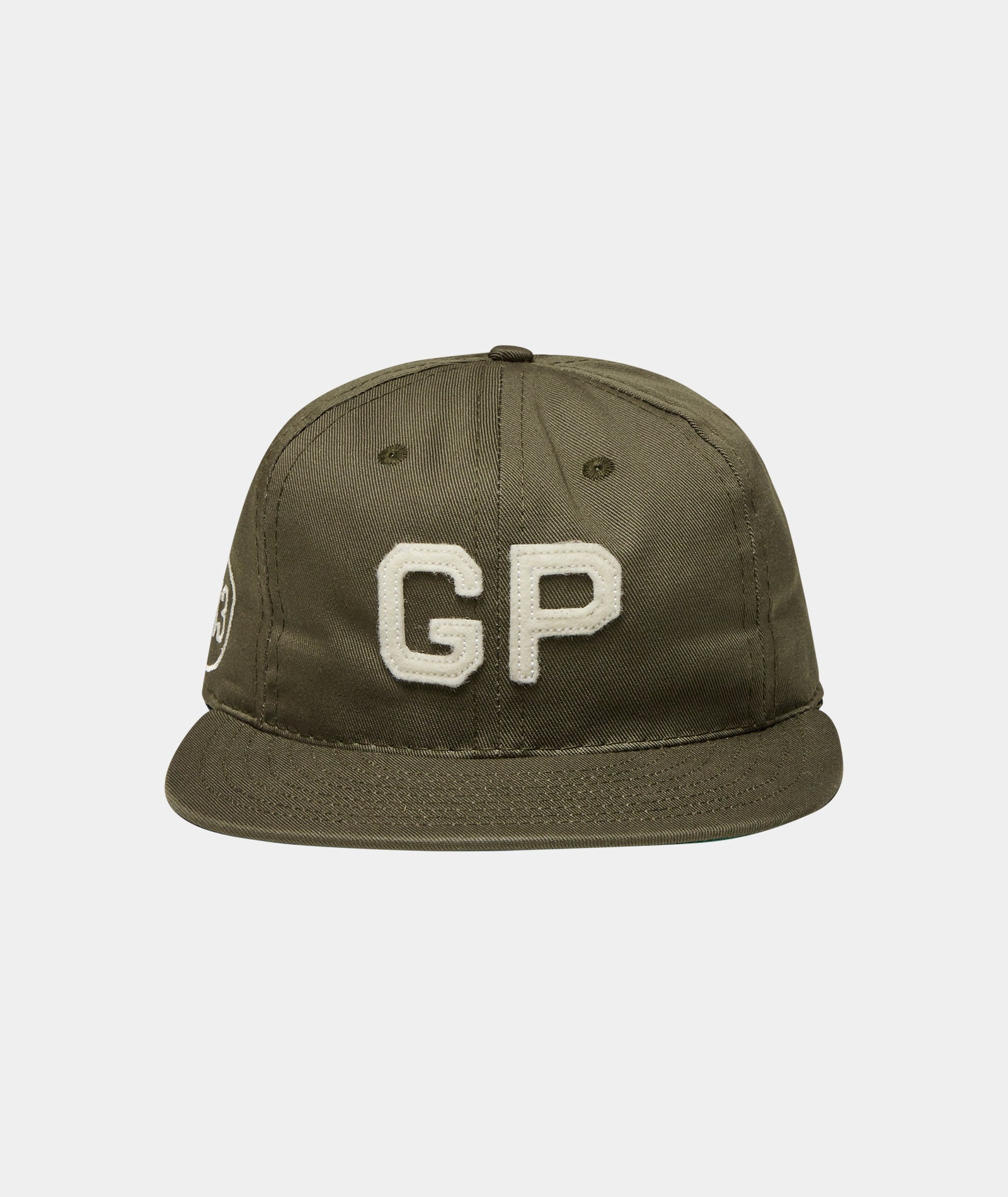 GARMENT PROJECT MAN GP x EBBETS FIELD FLANNELS - Army Canvas Cap 240 Army