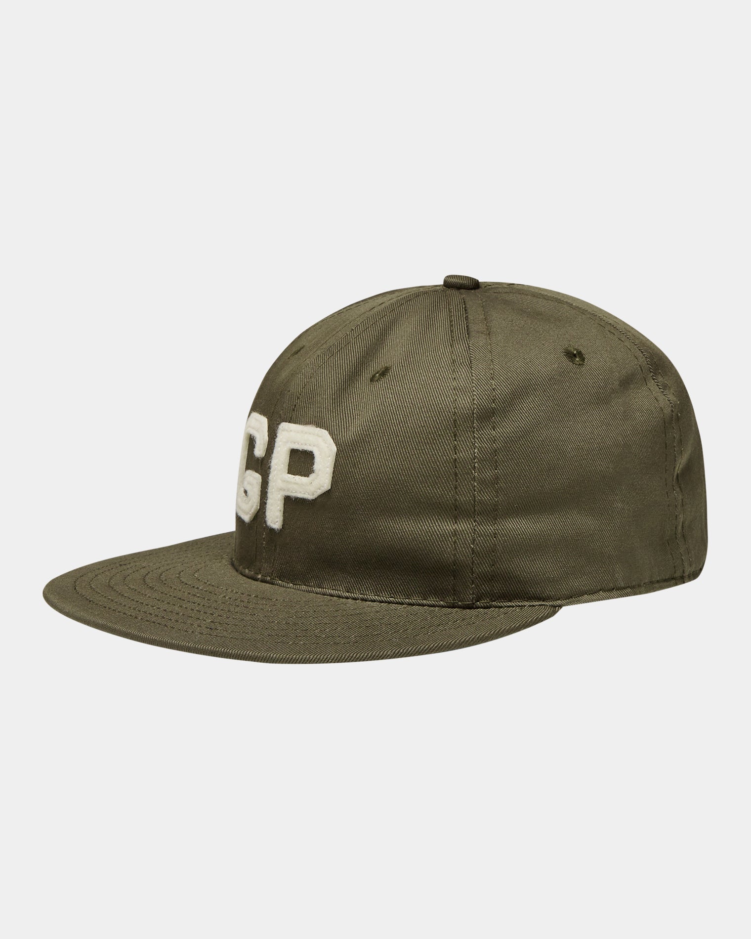 GARMENT PROJECT MAN GP x EBBETS FIELD FLANNELS - Army Canvas Cap 240 Army