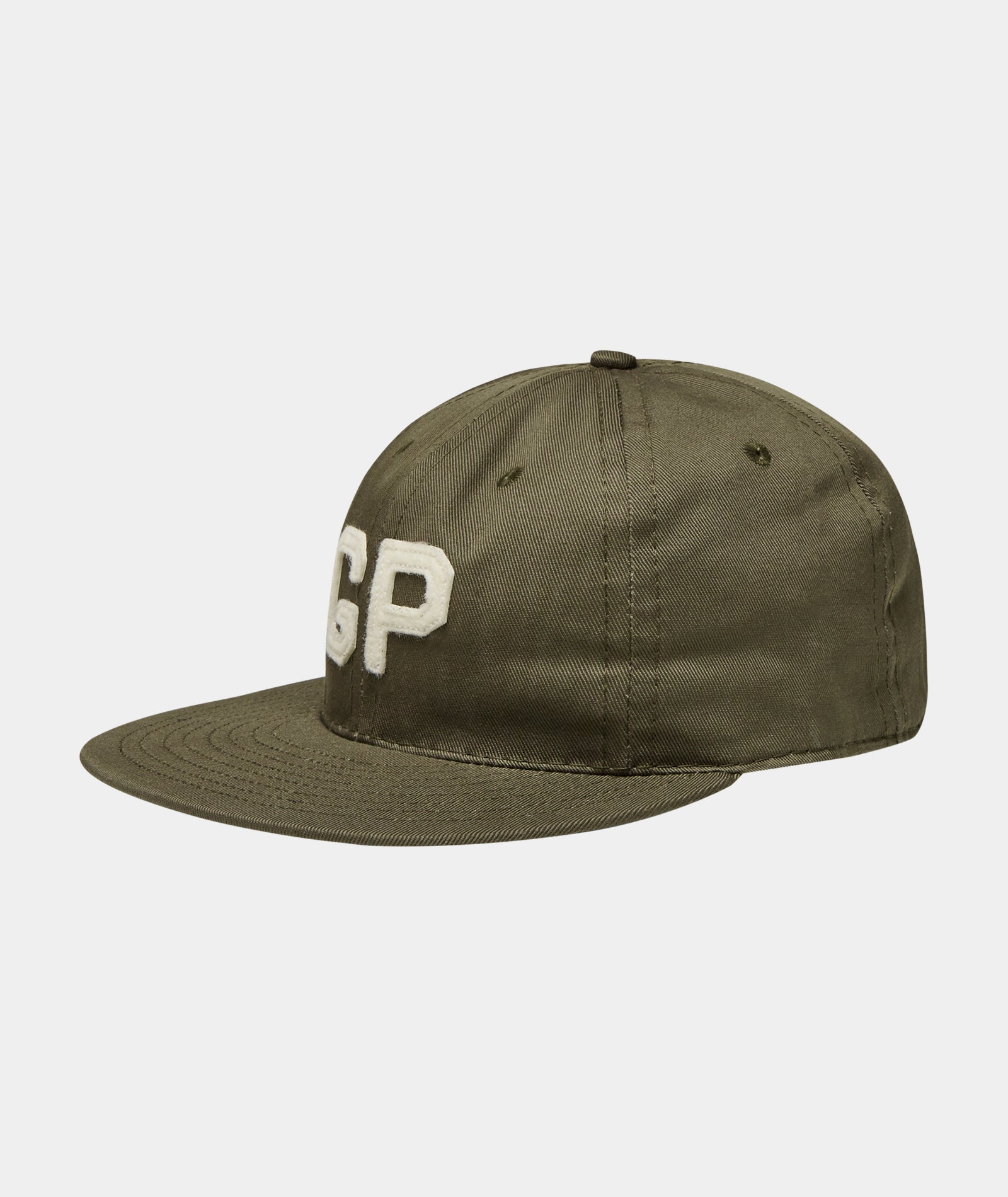 GARMENT PROJECT MAN GP x EBBETS FIELD FLANNELS - Army Canvas Cap 240 Army