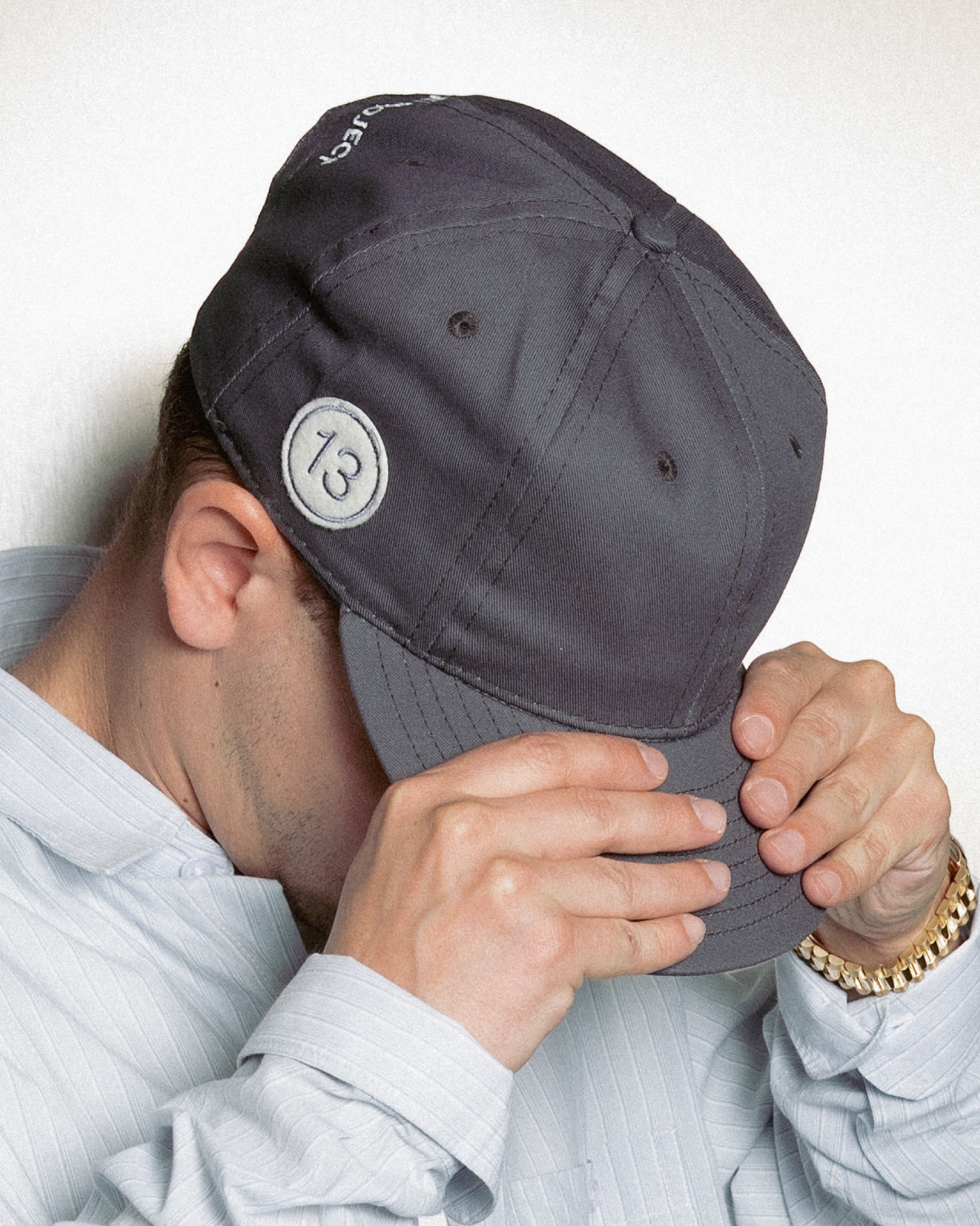 GARMENT PROJECT MAN GP x EBBETS FIELD FLANNELS - Charcoal Canvas Cap 400 Grey