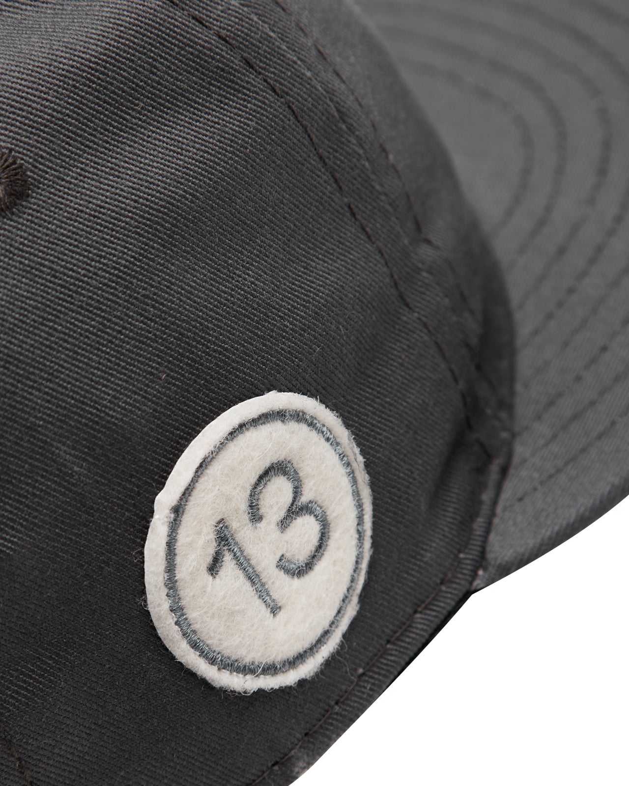 GARMENT PROJECT MAN GP x EBBETS FIELD FLANNELS - Charcoal Canvas Cap 400 Grey