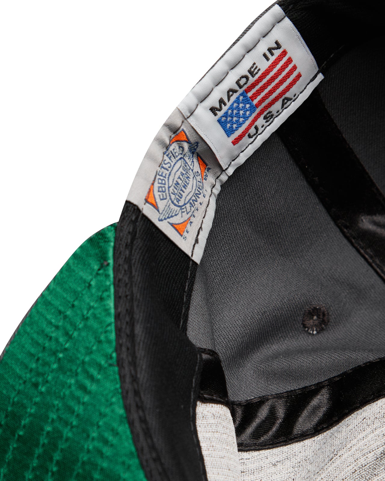 GARMENT PROJECT MAN GP x EBBETS FIELD FLANNELS - Charcoal Canvas Cap 400 Grey